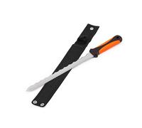 MIVOS Cuchillo aislante profesional con hoja de acero inoxidable de doble filo de 280 mm - Filo dentado de 28 cm - Cuchillo para poliestireno - Funda incluida