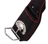 MIVOS Funda para martillo - soporte para martillo para cinturón con estribo móvil de acero - colgante para martillo con trabilla para cinturón - funda para martillo para techadores y carpinteros