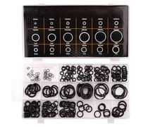 MIVOS Juego de juntas - 225 piezas - resistente al aceite - juntas de estanqueidad - junta tórica - 18 surtidos diferentes - kit de reparación - maquinaria industrial, de construcción y agrícola