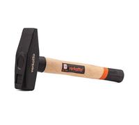 MIVOS Martillo de cerrajero, 1000 g, con mango de madera, martillo de ingeniero con cabeza de martillo forjado, herramienta para cerrajero, martillo de montaje, martillo de acero