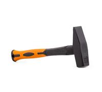 Mivos Martillo de Cerrajero 800 g con Cabreza de Acero - Martillo de Carpintero con Mango de Fibra de Vidrio e Amortiguación de Vibraciones - Martillo de Mecánico - DIN 1041