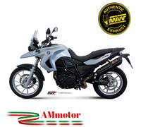 Mivv Bmw F 650 GS 2009 09 Escape Moto Silenciador Slip-On Suono Black Aprobado