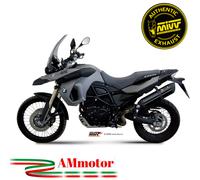 Mivv Bmw F 650 GS 2009 09 Escape Moto Silenciador Slip-On Suono Black Aprobado