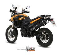 Mivv Bmw F 650 Gs 2008 08 Escape Moto Silenciador Speed Edge Black