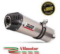 Mivv Bmw K 1300 R 2011 Escape Moto Silenciador Slip-On Oval Titanio Carbonio Cap