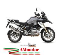 MIVV Tubo de escape B.016.LRX Speed Edge BMW R 1200 GS/Adventure 2013-2018 Inox