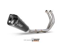 MIVV DELTA RACE Escape Completo Inox Negro Para Yamaha MT-07/FZ-07 2014-20