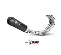 MIVV Escape Completo OVAL Carbono Negro Para YAMAHA MT-09 / FZ-09 2013-20