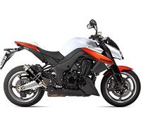 MIVV Escape homologados gp inox negro compatible con Kawasaki z 1000 Z1000 2010 2011 2012 2013