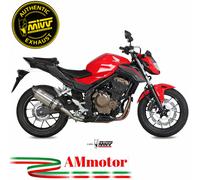 Mivv Honda CB 500 F 2017 Escape Moto Silenciador Suono Inox Exhaust Aprobado