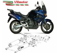 Mivv Honda Xl 1000 Varadero 03 - 2011 Escape Moto Silenciador Oval Carbon Cap