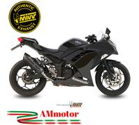 K.038.L9 - Silenciador Mivv SUONO STEEL BLACK KAWASAKI NINJA 300 13- Z300 15-
