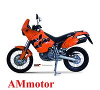 Tubo De Escape Silenciador MIVV Suono Negro Ktm Lc4 640 Adventure 2003 > 2006