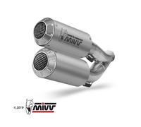 MIVV Silenciador de escape D.042.SM3X MK3 Inox para Ducati Monster 821 (2018-2020)