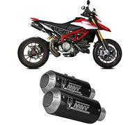 MIVV scarichi omologati mk3 carbonio compatibile con ducati hypermotard 950 2019 2020
