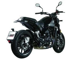 MIVV Silenciador Double Gun S/O 2-1 NEGRO LEONCINO 500 17-