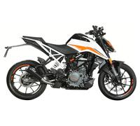 MIVV Silenciador de escape X-M1 KT.025.LC4B – Inox Negro para KTM 125/390 DUKE (21-22)