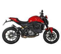 MIVV Slip-On Standard X-M5 Acero Inoxidable Negro Compatible con Ducati Monster 937 ccm a partir de año 21