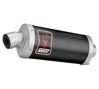 RE.003.LDKB - Silenciador Escape Mivv DAKAR Negro Alto ROYAL ENFIELD HIMALAYAN