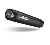 MIVV Slip-On Standard X-M5 Acero Inoxidable Negro Compatible con Ducati Monster 937 ccm a partir de año 21