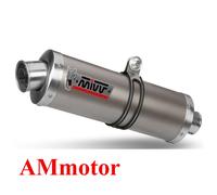 Mivv Suzuki Gsf 600 Bandit 1997 97 Escape Moto Silenciador Oval Titanium