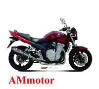 Tubo De Escape Silenciador MIVV Oval Carbono Suzuki Gsf 650 Bandit 2007 > 2015