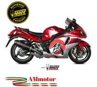 Mivv Suzuki Gsx-R 1300 Hayabusa 2011 11 Escape Moto Silenciador Oval Carbon Cap