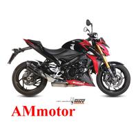S.044.L9 - Silenciador Escape Mivv SUONO STEEL BLACK SUZUKI GSX-S 1000 (2015 >)