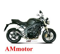 Mivv Triumph Speed Triple 2009 09 Escape Moto Silenciador Gp Carbon Low