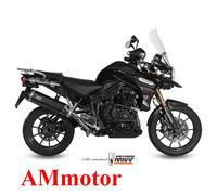 Mivv Triumph Tiger Explorer 1200 2014 Escape Moto Silenciador Speed Edge Black