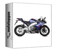 mivv tubo de escape completo homologado nocat delta race acero copa carbono compatible con aprilia rs 125 2023 2024 mototopgun