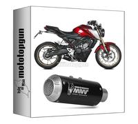 mivv tubo de escape completo racing nocat mk3 acero negro compatible con honda cb 125 r 2021 2022 mototopgun