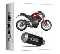 mivv tubo de escape completo racing nocat mk3 carbono compatible con honda cb 125 r 2023 2024 mototopgun