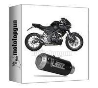 mivv tubo de escape completo racing nocat mk3 carbono compatible con yamaha mt125 mt-125 2023 2024 mototopgun