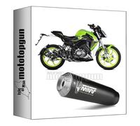 mivv tubo de escape completo racing nocat x-m1 acero negro compatible con keeway rkf 125 2023 2024 mototopgun