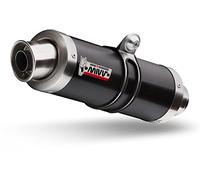 MIVV Tubo de escape gp inox negro compatible con Yamaha mt-03 mt03 2016 2017 2018 2019 2020