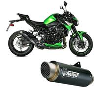 MIVV Tubo de escape gp-pro inox negro compatible con Kawasaki Z900 z-900 2020