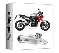 mivv tubo de escape homologado cat-oem x-m1 titano compatible con bmw f 900 r 2020 2021 2022 mototopgun
