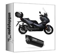 mivv tubo de escape homologado nocat mover acero negro compatible con honda adv 350 2022 mototopgun