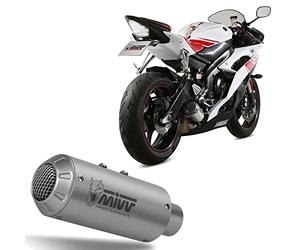 MIVV Tubo de escape MK3 inoxidable compatible con Yamaha YZF 600 r6 2006 2007 2008 2009 2010 2011 2012 2013 2014 2015 2016