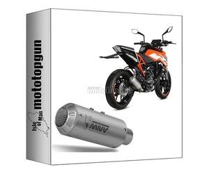 mivv tubo de escape racing nocat mk3 acero compatible con ktm 125 duke 2017 2018 2019 2020 mototopgun