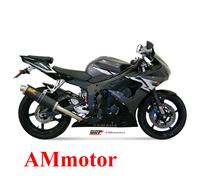 Mivv Yamaha Yzf 600 R6 2003 03 Escape Moto Silenciador Oval Carbon