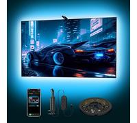 MIWATT LED TV Lights 7M Synchronously Changing with TV Picture TV Backlight with AR Sensor Music Sync App RGB Smart Control LED Strip for TV PC
