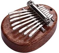Miweel Piano de Pulgar, Kalimba Portátil, Instrumento Piano Dedo, Kalimba 8 Teclas, Mini Piano Pulgar, Caoba 8 Clave Mini Portátil Piano Dedo Madera para Regalo Niño, Principiante Música