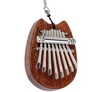 Miweel Piano de Pulgar, Kalimba Portátil, Instrumento Piano Dedo, Kalimba 8 Teclas, Mini Piano Pulgar, Caoba 8 Clave Mini Portátil Piano Dedo Madera para Regalo Niño, Principiante Música