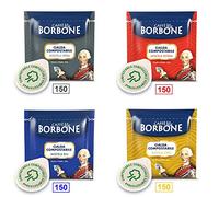 MIX 600 VAINAS CAFFÈ BORBONE - 150 MISCELA NERA - 150 MISCELA ROSSA - 150 MISCELA BLU - 150 MISCELA ORO