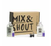Mix & Shout Rutina Equilibrante Set Cabello - Champú, Acondicionador, Boosters - Retinol & Bakuchiol para Fuerza, Volumen y Protección (4 pz)