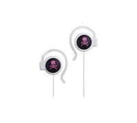 Mix-Style Skull-Black/Pink-Auriculares Mini, Color Blanco, Negro y Rosa
