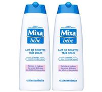 Mixa bebé muy suave Leche Limpiadora, Pack de 2x250 ml