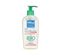 Mixa BIO - Eau Nettoyante Démaquillante - Peau Sensible - 200 ml | Certificado orgánico, glicerina de origen natural, hipoalergénico, sin enjuague, calma tirantez